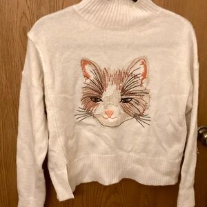 Moth Ivory Knit Sweater